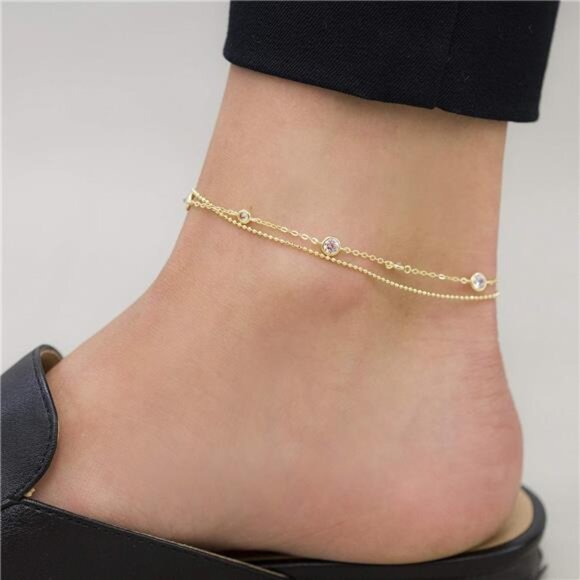 10 Inch Cubic Zirconia Bezel Set Double Layered CZ by the Yard - Picture 2 of 4